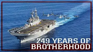 24th MEU Celebrates 249th Marine Corps Birthday at Sea