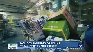 USPS: Holiday shipping deadline is today for Priority Mail Express
