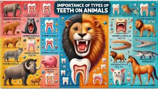 Types of teeth in animals | Herbivore | Carnivores | Omnivores |