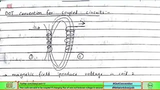 Dot convention for coupled circuits | Network Analysis season-1 | EP#19 Urdu/Hindi