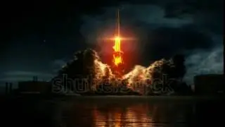 stock footage rocket takeoff