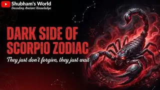 Dark Side of Scorpio ♏ | Secrets They Never Tell You (Vrishchik Rashi) #zodiactraits  #Astrology 