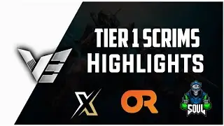 Team SouL / Team X / Team IND / Team OR Go head to head Tier 1 Scrims Highlights