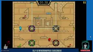 Fireboy and Watergirl 2 in the Light Temple level 3 completed gamers zone