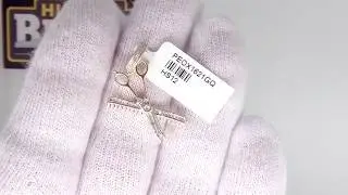 Barber Scissors & Comb .10cttw Diamond Hip Hop Pendant 10K Yellow Gold YPEOX1621GQ