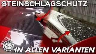 Ein Video über Steinschlagschutz | Real (forged) Carbon look PPF | Enjoy Fahrzeugfolierung