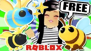 How To Get FREE 🐝BEE PET🐝 in ADOPT ME! Roblox UPDATE LEGENDARY Queen King