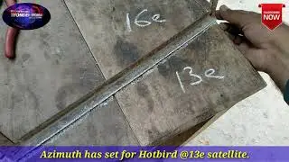 Eutelsat 16e se Hotbird 13e ki dish setting/Hotbird 13e easy dish antenna setting from Eutelsat 16e.