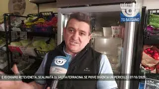 E IO CHIAMO RETEVENETA...SCALINATA DI SALITA FERRACINA, SE PIOVE DIVENTA UN PERICOLO | 07/10/2025