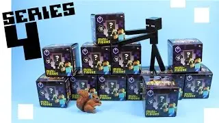 Minecraft Mini-Figure Obsidian Series 4 Collection Review & Codes