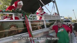 Santa Claus returns to Bass Pro Shop in Clarksville