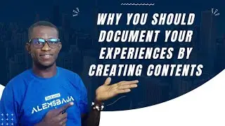 Why you should document your experiences by creating contents in 2024.  Share knowledge by writing