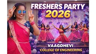 Freshers party in Vaagdhevi college of engineering Bollikunta Mba 2nd year Swathi& Devi💗