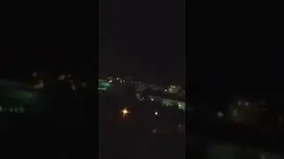Multiple explosions clearly seen from a location near the Luhansk Region.#Russia #Ukraine #Donbass