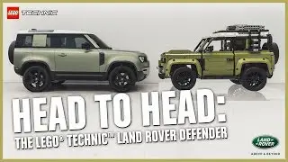 Watch the two new Land Rover Defenders side by side | LEGO&reg; Technic&trade;