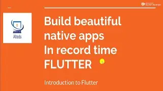 Flutter Build Beautiful Native in Record Time