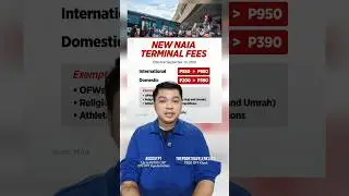 May terminal fee increase sa NAIA (MNL) starting September 14. Pero ano ba ang terminal fee?