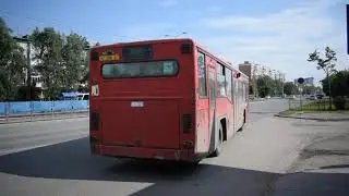 Автобус Scania MaxCi CN113CLL (АС 580 22). Покатушки по Барнаулу.