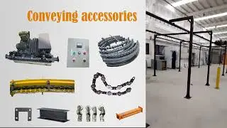 Automatic Powder Coating Line include Two Mono cyclone Powder spray booth