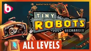 TINY ROBOTS RECHARGED (PC version) | All Levels | Walkthrough | A puzzle escape game