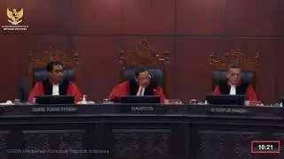 (Panel I) Sidang Perkara PHPU Gubernur, Bupati dan Walikota, Kamis, 15 Mei 2025.