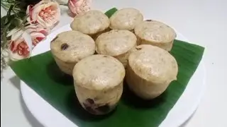 TANPA MIXER HASILNYA EMPUK SEMPURNA.BOLU PISANG KUKUS YANG ENAK