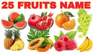 Learn Fruits Names with Fun 🍎🍌🍓 | Healthy Fruits Inside Human Body | Kids Learning Video
