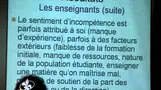 Consid&eacute;rations sur le sentiment d&rsquo;incomp&eacute;tence des nouveaux enseignants (2004)