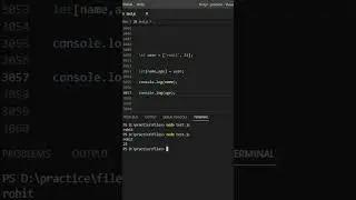 #Destructuring