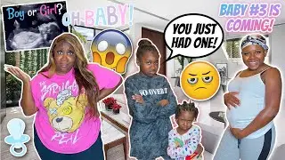 TELLING THE KIDS I'M PREGNANT AGAIN TO SEE THEIR REACTION