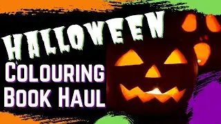 Amazon Halloween Colouring Book Haul | It's Spooky Season 👻