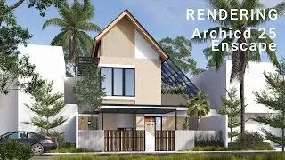 Exterior Rendering Archicad 25 Enscape