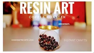 Learning Resin Art | Coffee Coaster tutorial ideas | Instant Crafts | Ep 01