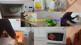 Use vinegar jik toss to clean your microwave