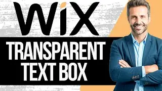 Как сделать текстовое поле прозрачным в Wix