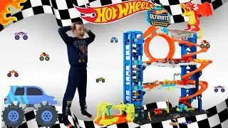 🚗🔥 Обзор огромного трека Hot Wheels Ultimate Garage! #трекотвилс #обзор #hotweals 