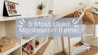 5 Most Used Montessori Items 2021 | Montessori at Home, Pikler Triangle, Floor Bed, Toy Rotation