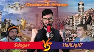 Геройский обзор. Heroes 3 HotA. Stinger VS HellLighT. Jebus Cross.