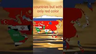 country with red color #country #map #countryballs #empire #geography #history #asia #shorts