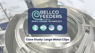 Custom Vibratory Feeder System for Large Metal Clips | Bellco Feeders