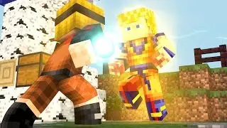 MINECRAFT PE PVP-Naruto x Goku