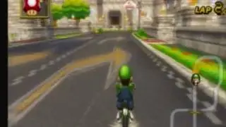 Mario Kart Wii - Time Trials - Mario Circuit (Mach Bike)