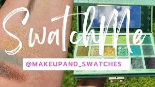 Jeffree Star Blood Money. Green Eyeshadow Swatches. SwatchMe. Mystery Gifts Treats St. Patrick's
