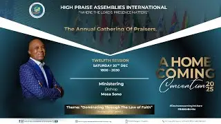 Homecoming Day 4 - 2nd Session With Bishop Mosa Sono,