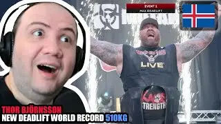 🇮🇸 Thor Bj&ouml;rnsson NEW DEADLIFT WORLD RECORD 510KG | TEACHER PAUL REACTS &Iacute;SLAND