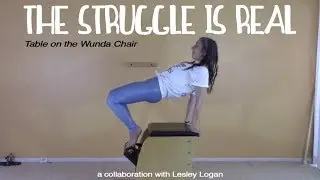 The Struggle is REAL - Table on the Wunda Chair COLLAB