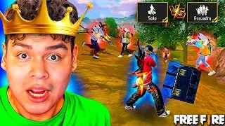 SOLO vs ESCUADRA !! Free Fire
