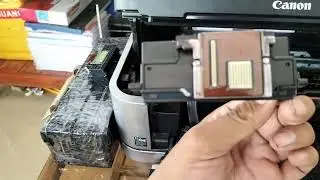 ឆ្លងសំណុំ Head និងខូច Print head គួរធ្វើដូចម្តេច Canon MG6130 | MG6230