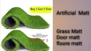 Buy One Get One Free ❤️Artificial Grass Mat, Door Mat, Floor Mat, Looks Like original ❤️