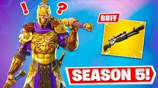 CHARGE SHOTGUN BUFF! UNLOCKING *SAPPHIRE* MENACE! (Fortnite Season 5)